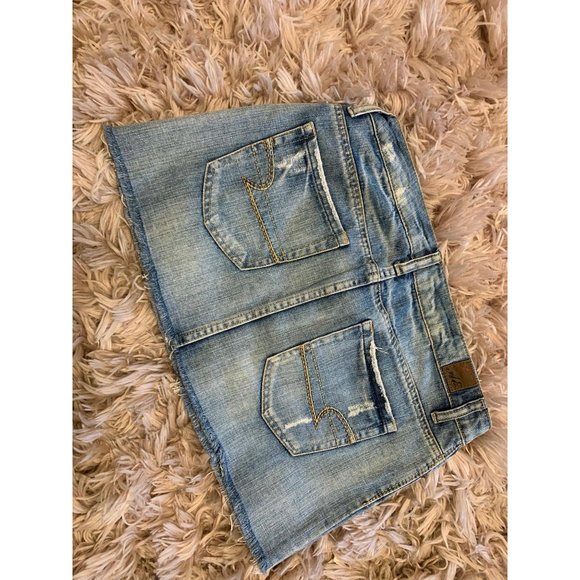 American Eagle Denim Mini Skirt - Picture 4 of 7